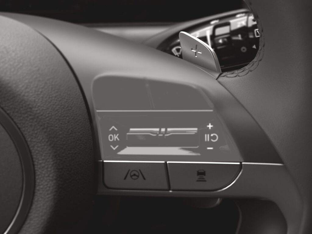 Detalle de levas del Hyundai Tucson HEV automático